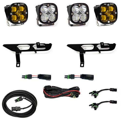 LED フォグライト キット フォード F-150 DRLあり車両 2021年以降現行 Squadron SAE Squadron Pro マルチパターンライト アンバー BajaDesigns 正規品