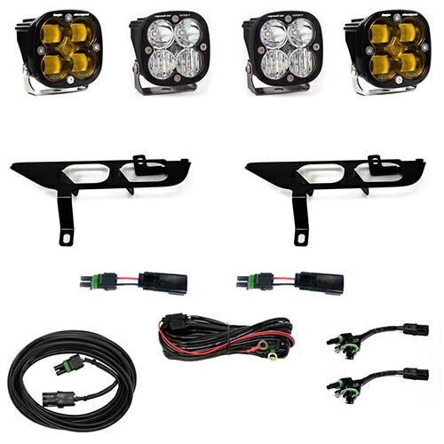 LED フォグライト キット フォード F-150 DRLあり車両 2021年以降現行 Squadron SAE Squadron Sport マルチパターンライト アンバー BajaDesigns 正規品