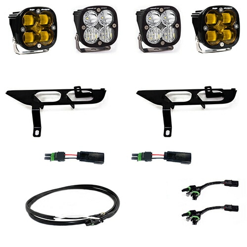 LED フォグライト フォード F-150 DRLあり アップフィッター付車両 2021年以降現行 Squadron SAE Squadron Sport マルチパターン アンバー BajaDesigns 正規品