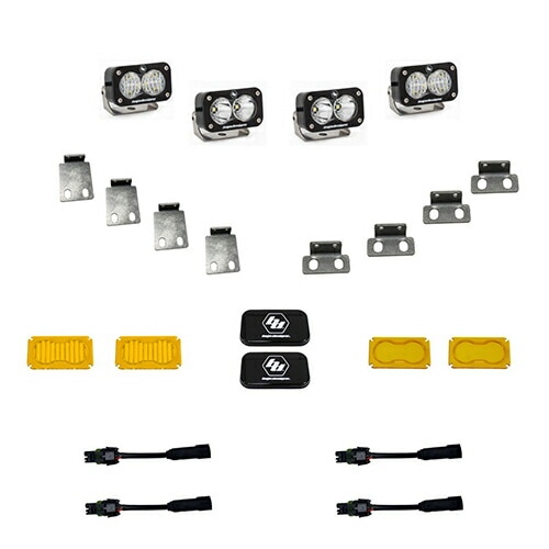 LED フォグライト キット フォード F-150 ラプター 2021年以降現行 S2 Pro スポットライト ワイドコーナリングレンズ アンバーレンズ付き BajaDesigns 正規品