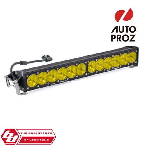 BajaDesigns 正規品 OnX6シリーズ 20インチ LED ライトバー ワイドドライビング ストレートタイプ アンバー
