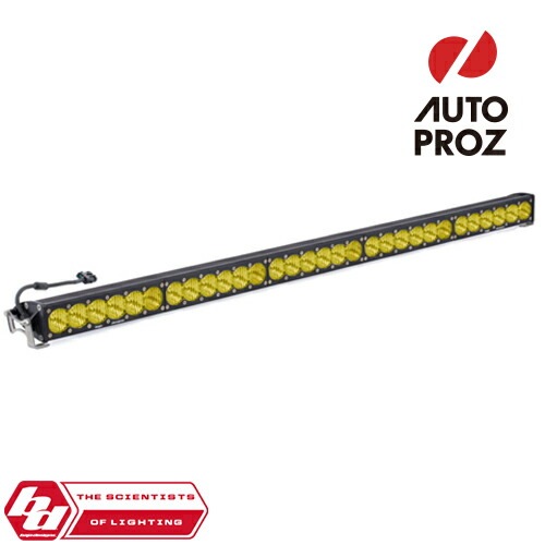 BajaDesigns 正規品 OnX6シリーズ 50インチ LED ライトバー ワイドドライビング ストレートタイプ アンバー