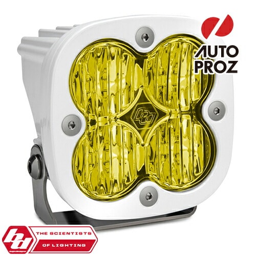 BajaDesigns 正規品 Squadron Proシリーズ LED ワイドコーナリングライト アンバー 本体カラー：ホワイト　1個