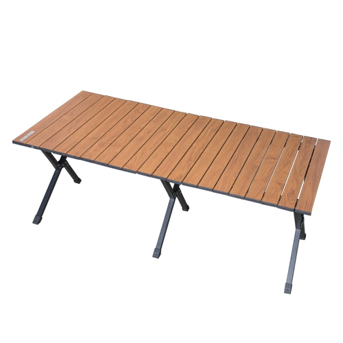 キャンプ アウトドア ロール テーブル Camp Table キャンプテーブル 木目調 120x60x45cm YAKIMA ヤキマ 正規品