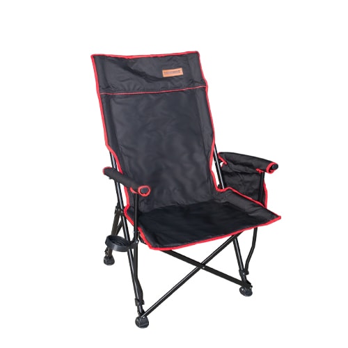 キャンプ アウトドア チェア Camp Chair キャンプチェア 折りたたみ 椅子 １脚 ブラックxレッド YAKIMA ヤキマ 正規品