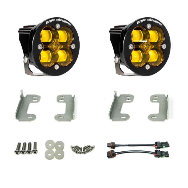 LED フォグライトキット ジープ JK ラングラー スタンダードバンパー 2007-2009年式 アンバー Squadron-R SAE LEDライト BajaDesigns バハデザイン 正規品