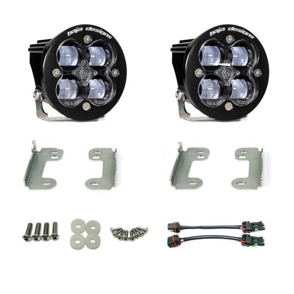 LED フォグライトキット ジープ JK ラングラー スタンダードバンパー 2007-2009年式 クリア Squadron-R SAE LEDライト BajaDesigns バハデザイン 正規品