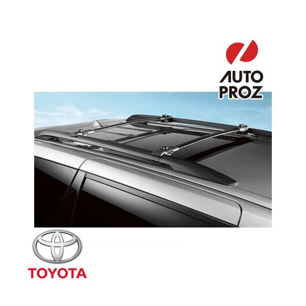 USトヨタ 純正品 TOYOTA シエナ XL30型 2010-2020年 ルーフラック/ルーフエアロクロスバー 2本セット