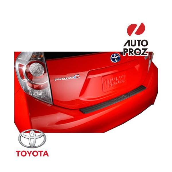 USトヨタ 純正品 TOYOTA アクア用 北米名”PriusC”ロゴ入り リアバンパープロテクター/リアバンパーガード