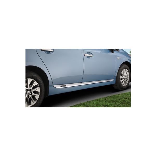 USトヨタ 純正品 TOYOTA プリウス PHV プラグインハイブリッド サイドガーニッシュドア/ボディサイドモールディング 4ピース