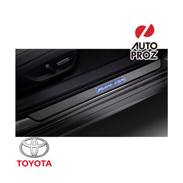 USトヨタ 純正品 TOYOTA アバロン 2020年式以降現行 イルミネーション ドアシルプロテクター/スカッフプレート 点灯カラー：ホワイト