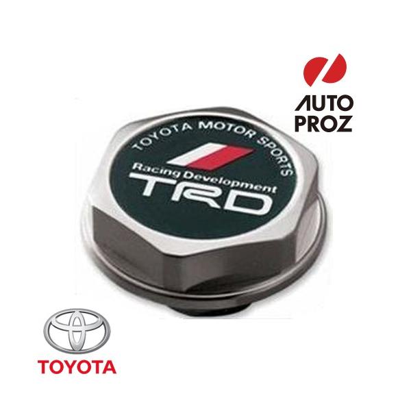 USトヨタ 純正品 TOYOTA 適合車多数 ”TRD”ロゴ入り オイルキャップ ビレットアルミ製