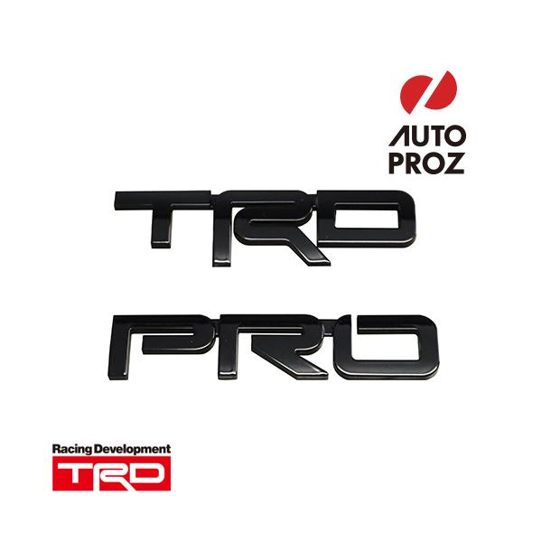 ブラックアウト ボディサイドエンブレム オーバーレイ トヨタ セコイヤ 2020年式以降現行 TRD Pro仕様 片側1個のみ USトヨタ 純正品