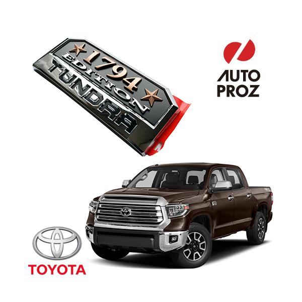 サイドエンブレム サイドバッジ 1794エディション限定 トヨタ タンドラ 2014年-2021年式 トヨタ タンドラ 右側 左ハンドル車両助手席側 USトヨタ 純正品