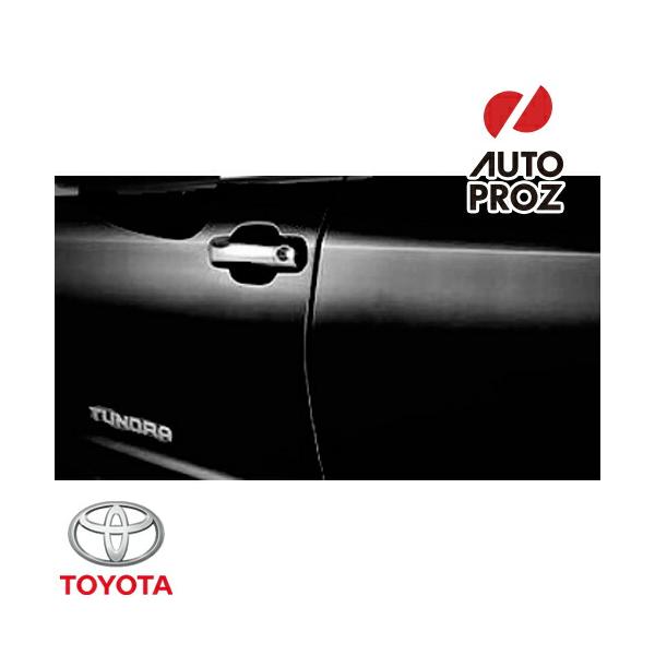 ドアエッジガード4ピース ミッドナイトブラックメタリック(0218) タンドラ クルーマックス D-Cab 3.5L 2022年式以降現行 USトヨタ 純正品