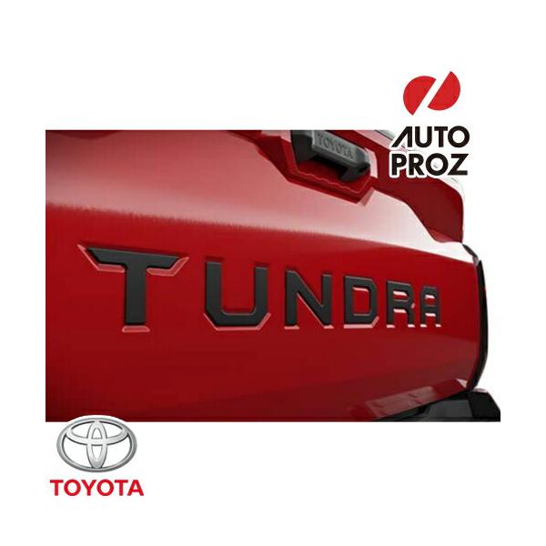 テールゲート インサートバッジ エンブレム ブラック タンドラ 3.5L 2022年式以降現行 USトヨタ 純正品