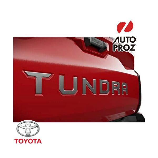 テールゲート インサートバッジ エンブレム クロム タンドラ 3.5L 2022年式以降現行 USトヨタ 純正品