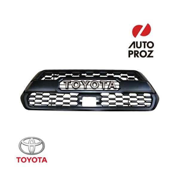 フロントグリル ブラック ブロンズロゴ タコマ 3.5L A/T ダブルキャブ 2022年式以降現行 USトヨタ 純正品