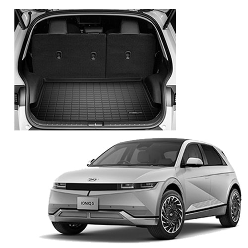 ラゲッジマット トランクマット ヒュンダイ IONIQ 5 アイオニック5 NE型 2021年以降現行 2列目以降 カーゴトレー カーゴライナー ブラック WeatherTech ウェザーテック 正規品