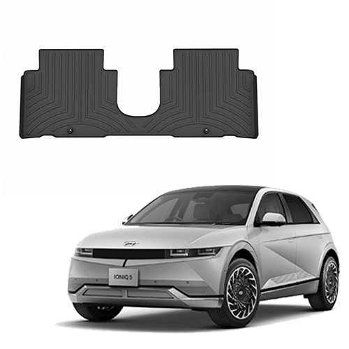 フロアマット ヒュンダイ IONIQ 5 アイオニック5 NE型 スライドコンソール車両 2021年以降現行 2列目 フロアライナー ブラック WeatherTech ウェザーテック 正規品
