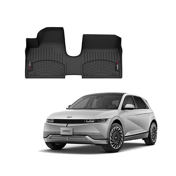 フロアマット ヒュンダイ IONIQ 5 アイオニック5 NE型 2021年以降現行 1列目 左ハンドル用 フロアライナー ブラック WeatherTech ウェザーテック 正規品
