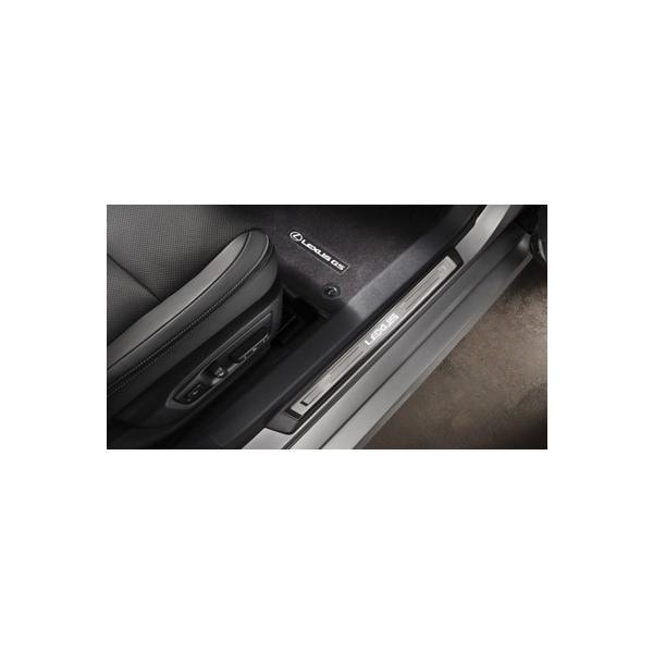 レクサス 純正品 Lexus GS350 2013年式 LEDイルミネーション付き ドアシルプロテクター スカッフプレート/キッキングプレート