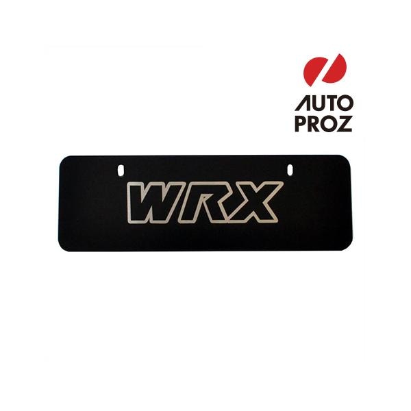 USスバル 純正品 SUBARU WRX ユーロスタイルナンバープレート/ライセンスプレート
