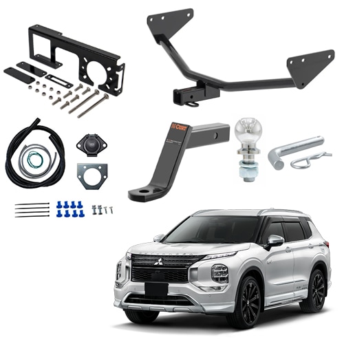 ヒッチメンバー 三菱 ミツビシ アウトランダー PHEV GN0W型 2021年以降現行 2インチ角 配線フルセット CURT カート 正規品