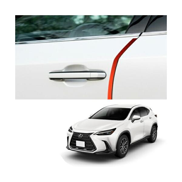 ドアエッジガード レクサス NX 350h 2021年式以降現行 ソニッククオーツ(0085) USレクサス 純正品