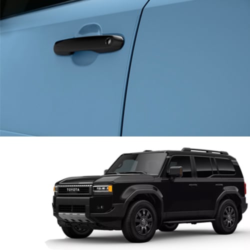 ドアエッジガード トヨタ ランクル250 2024年式以降現行 ブラック (0202) US TOYOTA 純正品