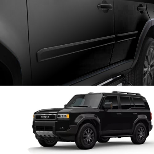 ボディーサイドモールディング トヨタ ランクル250 2024年式以降現行 ブラック (0202) US TOYOTA 純正品
