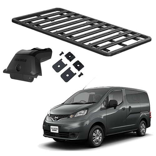 フラットラック セット 日産 NV200 バネット バン/ワゴン ロックンロードE スカイラインタワー アダプター YAKIMA ヤキマ 正規品