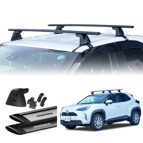 ベースキャリア トヨタ ヤリスクロス ルーフレールなし車両 2020年以降現行 ベースラインタワー ジェットストリームバー ベースクリップ セット YAKIMA ヤキマ 正規品