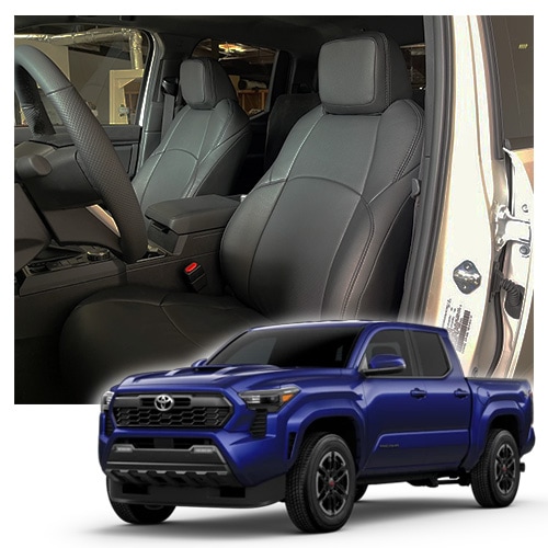 シートカバー トヨタ タコマ ダブルキャブ N400型 2024年式以降現行 レザーシートカバー 2列セット Clazzio クラッツィオ 正規品