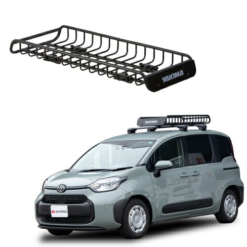 ルーフラック ルーフバスケット スキニーウォーリアー 58cm x 147cm x 16.5cm トヨタ シエンタ 2022年式以降現行 YAKIMA ヤキマ 正規品