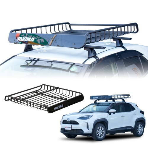 ルーフラック ルーフバスケット メガウォーリアー 122cm x 132cm x 16.5cm トヨタ ヤリスクロス 2020年式以降現行 YAKIMA ヤキマ 正規品
