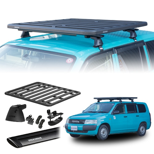 フラットラック セット トヨタ プロボックス 2002年式以降現行 ロックンロードA ベースラインセット クロスバークランプ YAKIMA ヤキマ 正規品