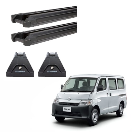 ベースキャリア トヨタ タウンエース 2008年以降現行 110mmガーターマウント TrimHDバー セット YAKIMA ヤキマ 正規品