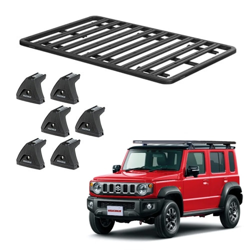 フラットラック セット スズキ ジムニー ノマド JC74 2025年式以降現行 ロックンロードN 110mmガーターマウント YAKIMA ヤキマ 正規品