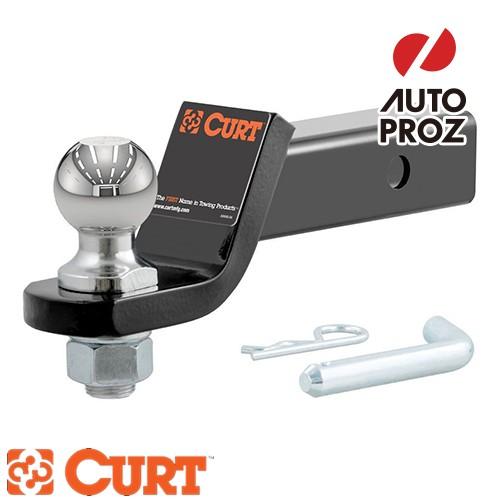 CURT 正規品 2インチ角 ヒッチメンバー用 ボールマウント 2インチヒッチボール ヒッチピン セット 2インチドロップ