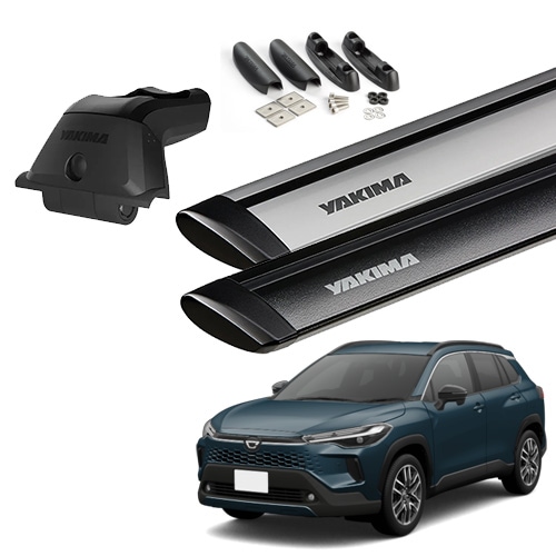 ベースキャリア トヨタ カローラクロス 2021年以降現行 スカイラインタワー ランディングパッド ジェットストリームバー セット YAKIMA ヤキマ 正規品