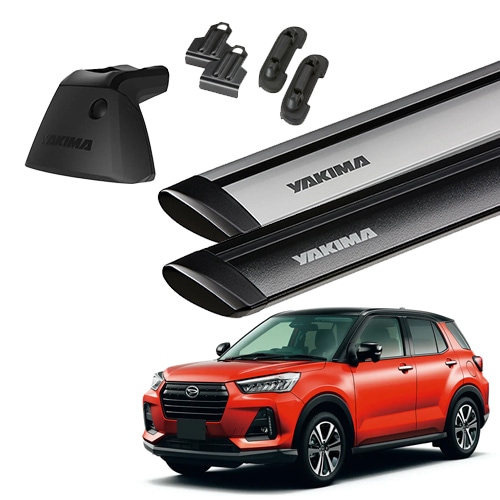 ベースキャリア ダイハツ ロッキー 2019年以降現行 ベースラインタワー ベースクリップ ジェットストリームバー セット YAKIMA ヤキマ 正規品