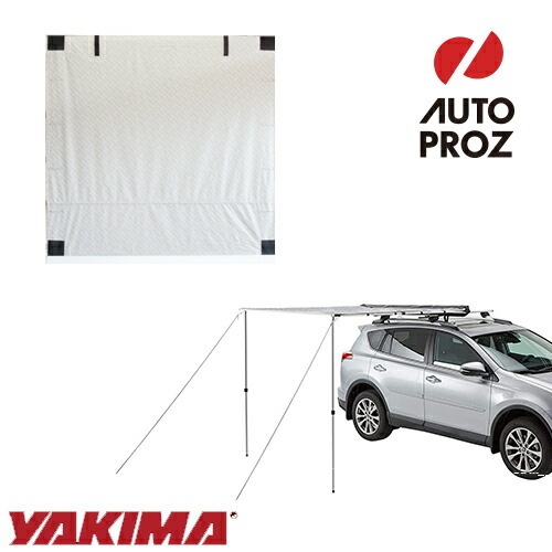 カーサイド オーニング タープ SLIMSHADY スリムシャディー 200x200cm YAKIMAロゴデザイン ホワイト YAKIMA ヤキマ 正規品