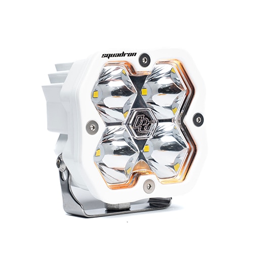 LED スポット ライト Squadron 2.0 Sport 1個 本体カラー：ホワイト BajaDesigns バハデザイン 正規品