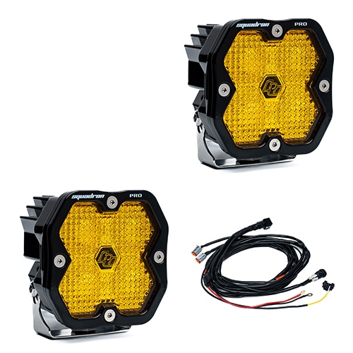LED シーン ライト Squadron 2.0 Pro 2個 アンバー BajaDesigns バハデザイン 正規品