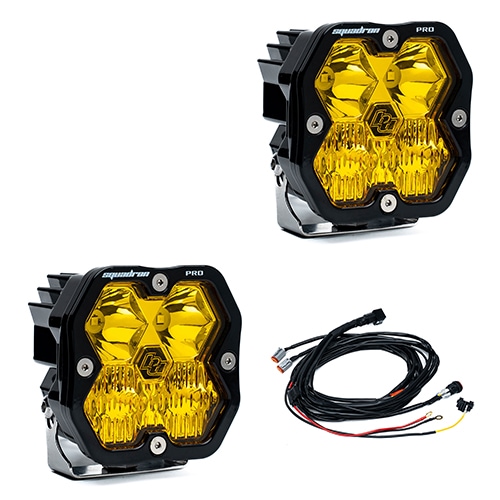 LED ドライビングコンボ ライト Squadron 2.0 Pro 2個 アンバー BajaDesigns バハデザイン 正規品