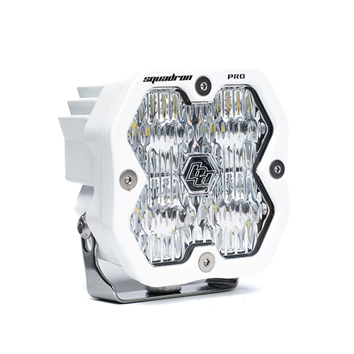 LED ワイドコーナリング ライト Squadron 2.0 Pro 1個 本体カラー：ホワイト BajaDesigns バハデザイン 正規品