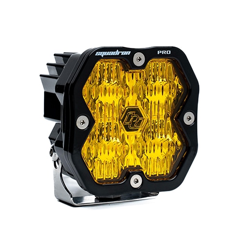 LED ワイドコーナリング ライト Squadron 2.0 Pro 1個 アンバー BajaDesigns バハデザイン 正規品