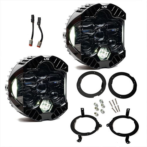 DOT LP6 LED ヘッドライト キット ジープ JLラングラー 2018年以降現行 JTグラディエーター 2020年以降現行 純正LEDヘッドライト装着車両 DRL ホワイト BajaDesigns バハデザイン 正規品