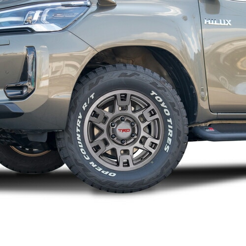 USトヨタ 純正品 FJクルーザー タコマ 4ランナー 215サーフ TRD 17インチ アルミホイール 1本 ガンメタ センターキャップ付 JWL規格刻印有